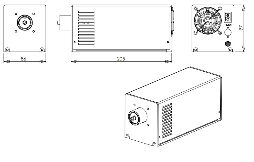 小径ファイバー出射型 UV-LED光源の画像2